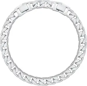 Meraki Handwoven double-layer Cuban chain anklet, wide hip-hop design, customizable length, a must-have accessory for beach vacations in summer