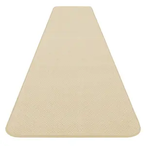 Skid-Resistant Carpet Runner Ivory Cream