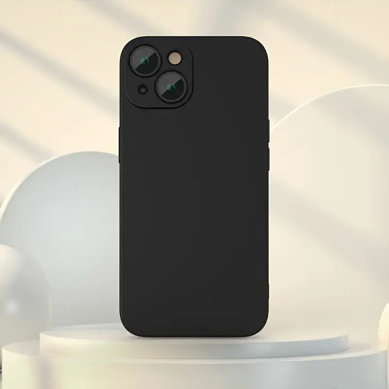 Shockproof Protective Smartphone Casing - Simple, Generous Advanced Black Cover for Protection, Handheld Accessory Compatible with iPhone 15,14,13,12,11,XS MAX,XR,XS Series & Multiple Galaxy Models