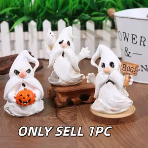 Halloween Ghost Gnome Ornament, Spooky Dwarf Decoration Set, Create Indoor Halloween Atmosphere, Festival Decoration Ornaments