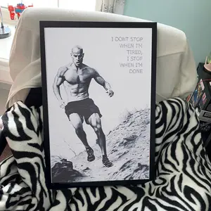 David Goggins Quotes Poster - When I'm Done No Framed, Gift
