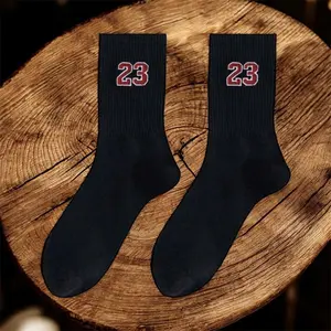 Numeric Soft Crew Socks - Stylish Numeric Design, Lightweight & Breathable, Moisture-Wicking, Unisex, Comfortable Fit for All-Day Wear