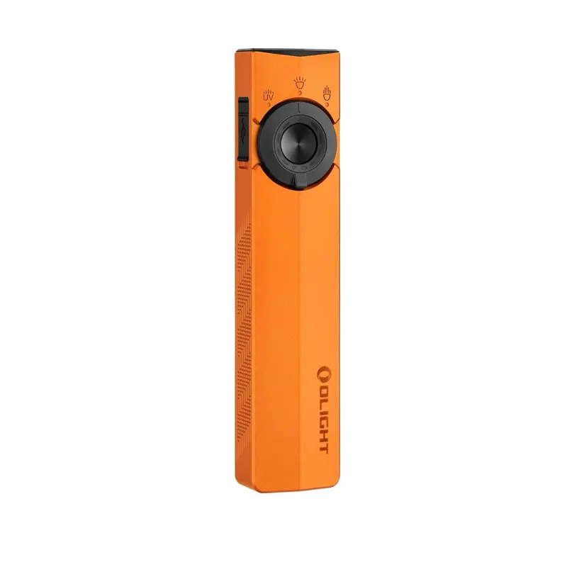 OLIGHT ArkPro EDC Flat Flashlight Rechargeable, Pocket Light, Orange CW
