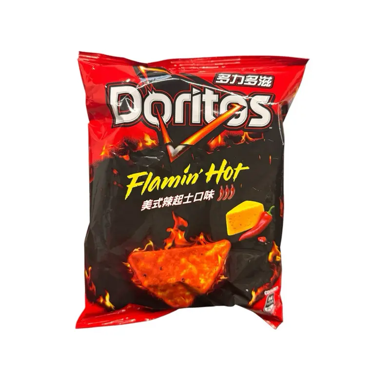 Doritos Flamin Hot Cheese Flavor Chip - 1 Bag From Taiwan