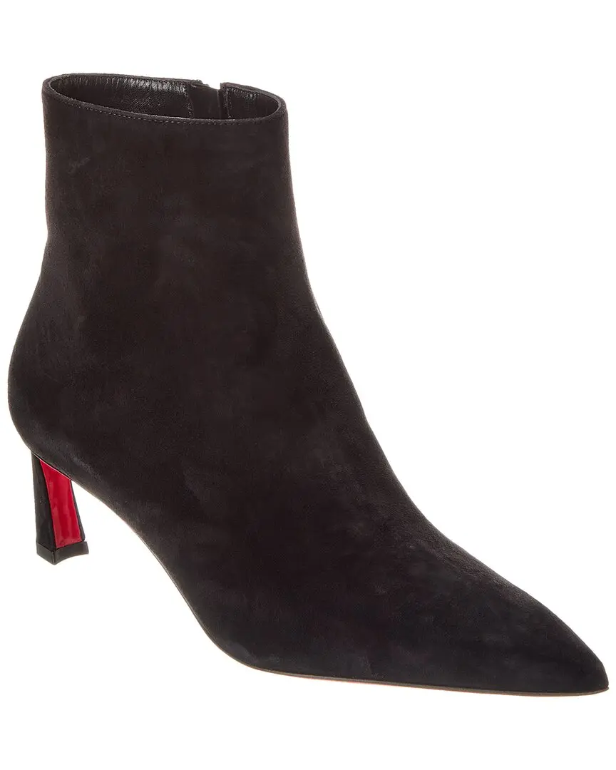 Christian Louboutin Condora 85 Suede Bootie