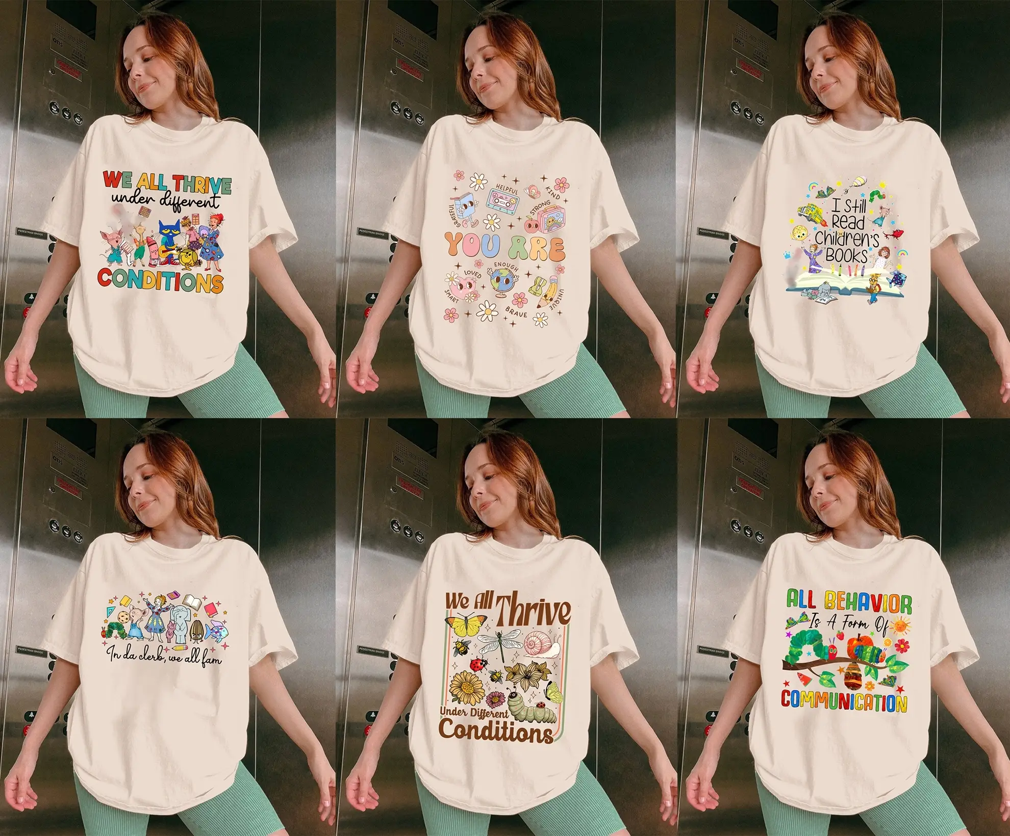 We All Thrive Under Different Conditions T-Shirt, Teacher Appreciation Shirt, Sped Teacher Tee, Mental Health Shirt, Special Education Tee, Teacher Sh