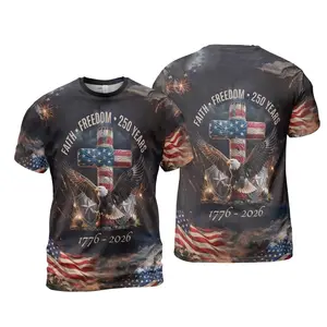 250 Years of Freedom 1776 - 2026 Eagle Patriotic All Over Print Shirt Statue Of Liberty, US Flag, Liberty Bell, 250th Anniversary Hawaiian Shirt XY0