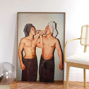 Heated Rivalry Movie Poster High Definition Canvas Art Print Unframed