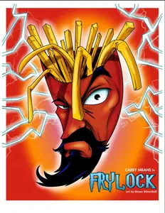 Carey Means Frylock 05 Autographed 8x11 Print on Heavyweight Cardstock Collectible Gem for ATHF Enthusiasts