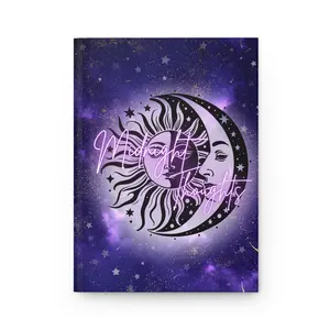 Midnight Thoughts Journal, Hardcover Journal Matte, Writing Notebook for Night Owl, Creative Writer Gift, Dream Diary, Reflective Journal,