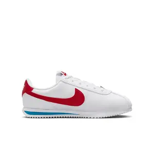 Youth Nike Cortez White/Varsity Red-Varsity Blue (DM0950 115) (GS)