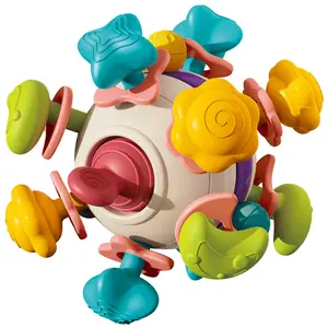 Baby Sensory Swing Ball, Rattle Maracas Sensory, Multicolor Baby Toy, Skill Development, Safe Toddler Playtime Accessory, Infant Toys for Early Learning