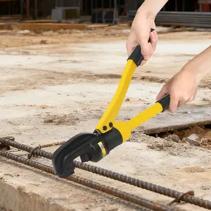 SHANGMAKEL 8 Ton Hydraulic Rebar Cutter SC-16 Model Portable Tool for Steel Bar Cutting Construction Site Electrician Repair DIY Projects Yellow Black Heavy Duty