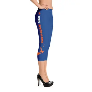 MS Strong Multiple Sclerosis Strong Awareness Capri Leggings MS Strong Leggings Active