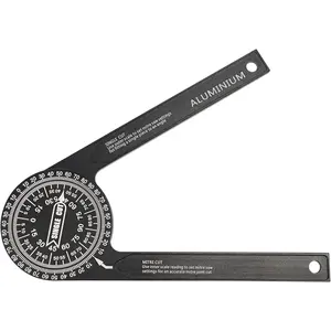 7.28 Inch Precision Miter  Protractor,  Protractor Angle Finder with 360? Rotation for Measuring Internal And External Angles