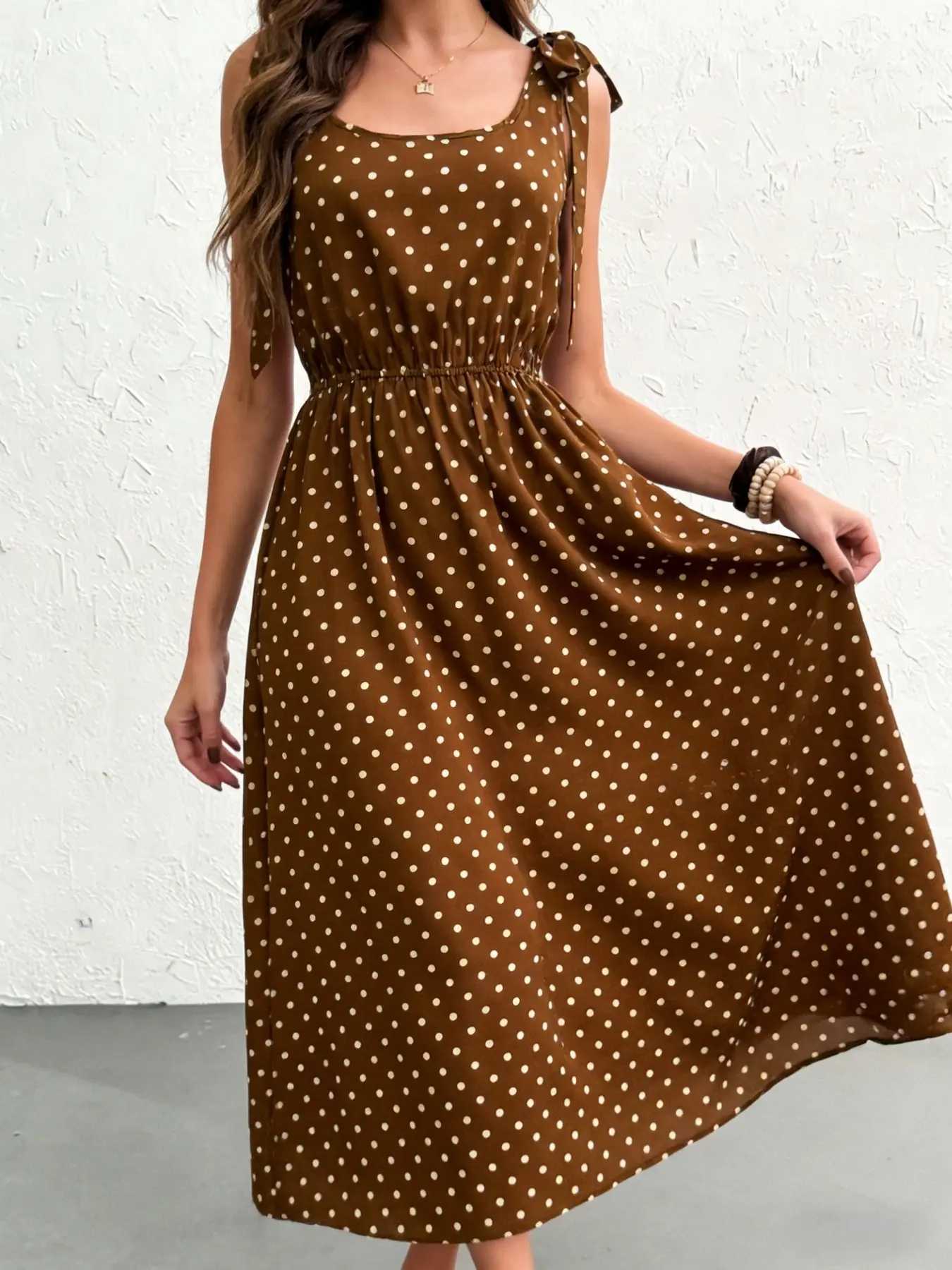 brown polka dot dress - TikTok Shop brown polka dot dress - TikTok Shop