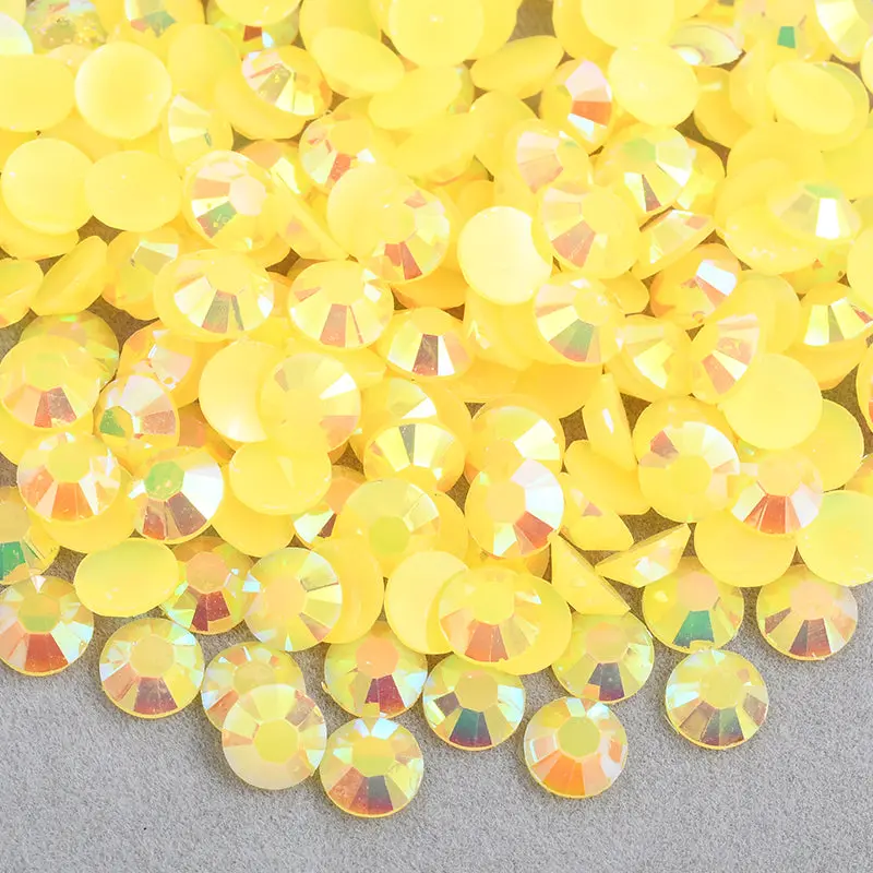 Lemonade Yellow AB Jelly Rhinestones