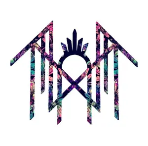 Sleep Token Flowers Glitter Pattern Band Car Decal Vinyl Sticker