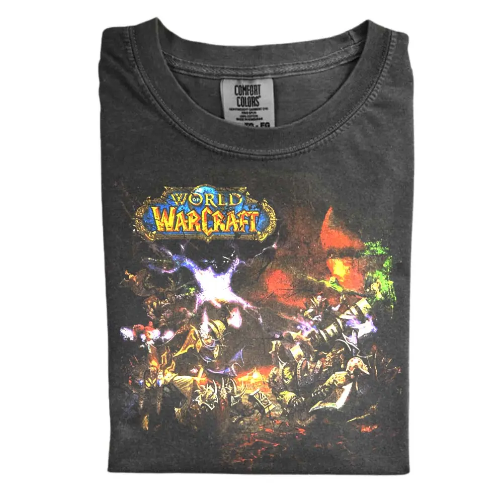 The Vintage Jinx World Of Warcraft Comfort Color Shirt, Y2K Vintage Horror Game Shirt, Gift for Men, Gift for Women, Crew Neck T-shirt, Trending T-shirt