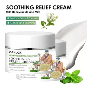 2 MAYLOR Herbal Soothing Relief Cream — Natural Plant-Based Daily Moisturizer for Sensitive Skin, Calming Herbal Formula, Family-Friendly Hydration for Dry and Irritated Skin Lightweight, Moisturizing, and Refreshing Formula.  Nourishing Body Cream