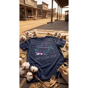 Neon Cowgirl "One Clean Turn" Organic Cotton T-Shirt