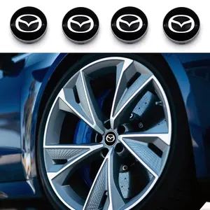 Mazda Wheel HUB Center Cap Cover Set, Fits Mazda Axela/atenza/cx-5/cx-30, Car Rim Decoration Accessories, Enhance Vehicle Styling, Wheel Covers