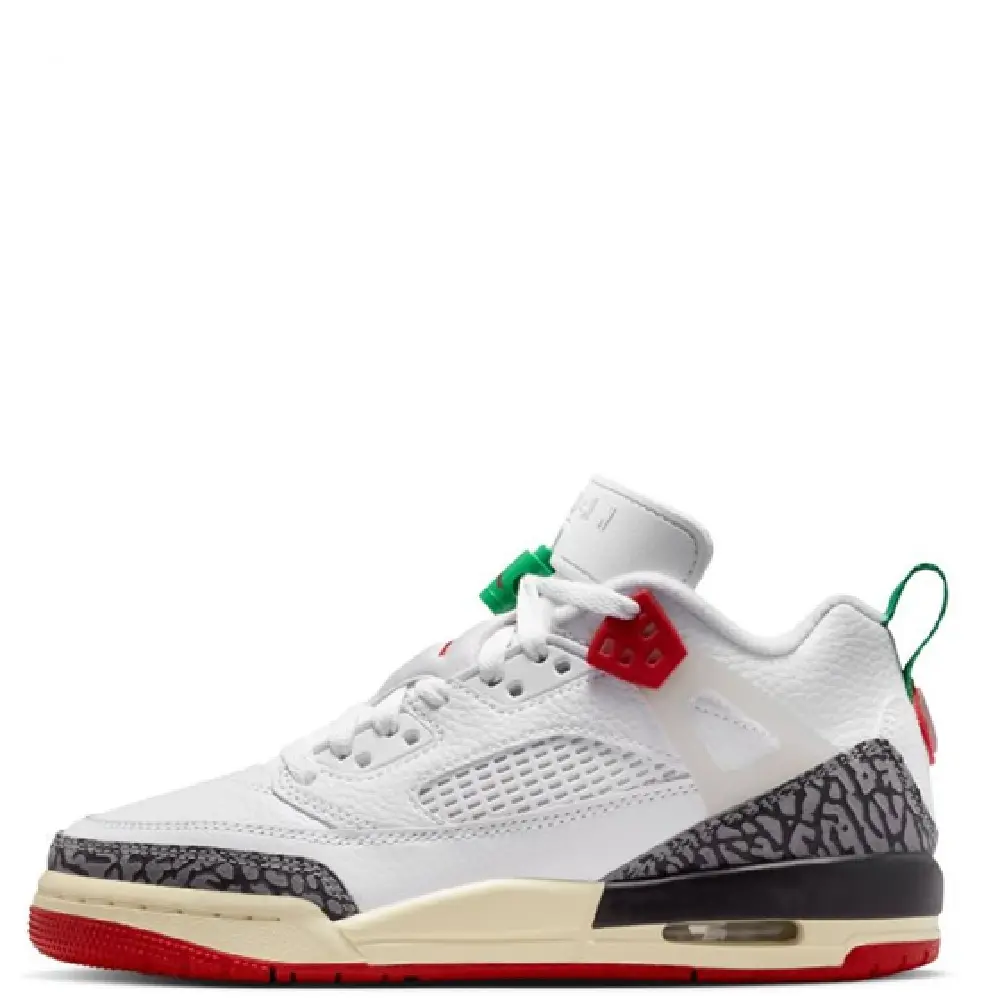 Youth Jordan Spizike Low White/Varsity Red-Coconut Milk (FQ3950 109) (GS)