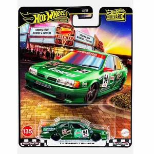 Hot Wheels 74 Nissan Primera 94 Green Car 135 Metal Model Car