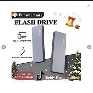 FunnyPanda 1TB USB 3.0 Flash Drive High-Speed External Storage for iPhone Android PC Compact Foldable Design Super Compatibility Ultra-fast Transmission