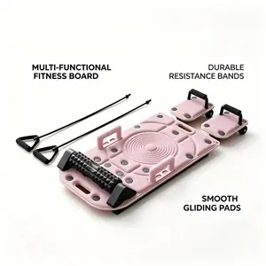 Pilates machine set, suitable for full-body exercise, high-quality Pilates slide board, portable, ideal for beginners and advanced users