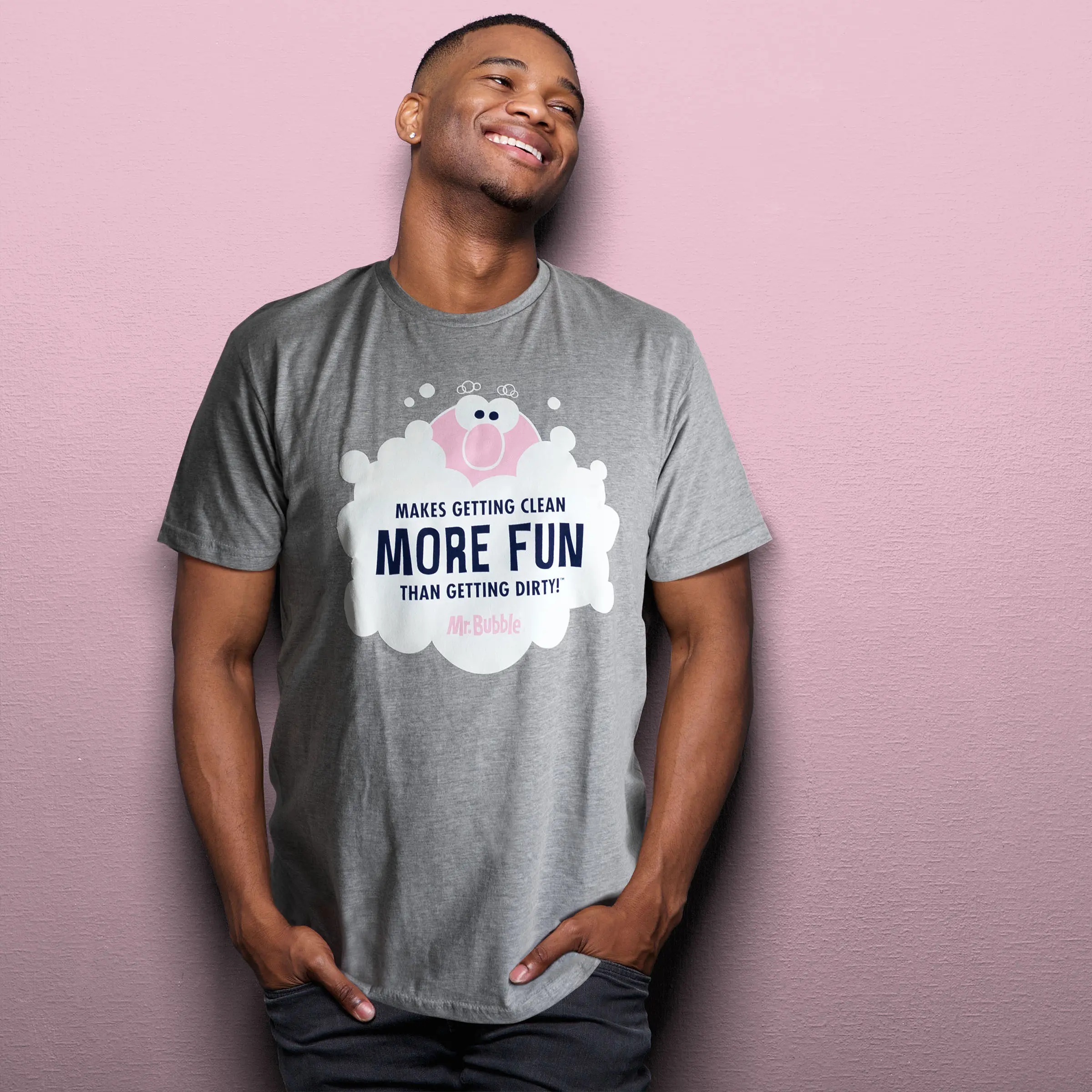 Adult Makes Getting Clean More Fun Short Sleeve T-Shirt