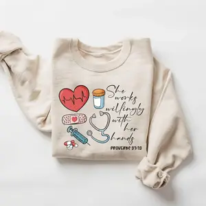 Cute Nurse Sweatshirt, Nurse Life Sweatshirt, Nurse Appreciation Gift, Nursing School Shirt, RN Sweatshirt, Nurse Week Shirt