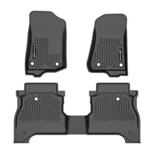 3PCS TPE Floor Mats Protection Liners Fit For 2020-2025 Jeep Wrangler Gladiator G-PLUS