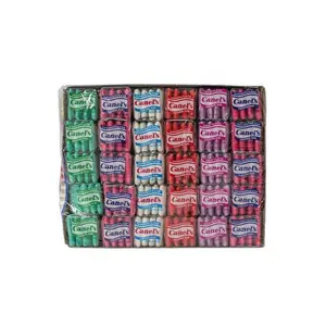 Canel's Chicle 4 Pastillas - Authentic Mexican Bubble Gum in Original Peppermint Blueberry Mint Tutti Frutti Cinnamon Flavors