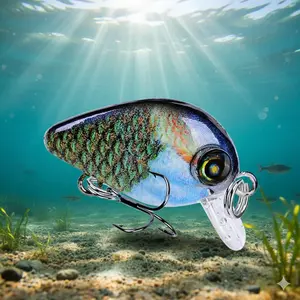 Hard Swimbait Lure: 1.12 Inch Mini Vibration Swim Bait | 1.95g Compact Casting Lure for Bass, Trout, Bream | Saltwater & Freshwater Use | Dynamic Action Long Range Casting Travel Lure Gear