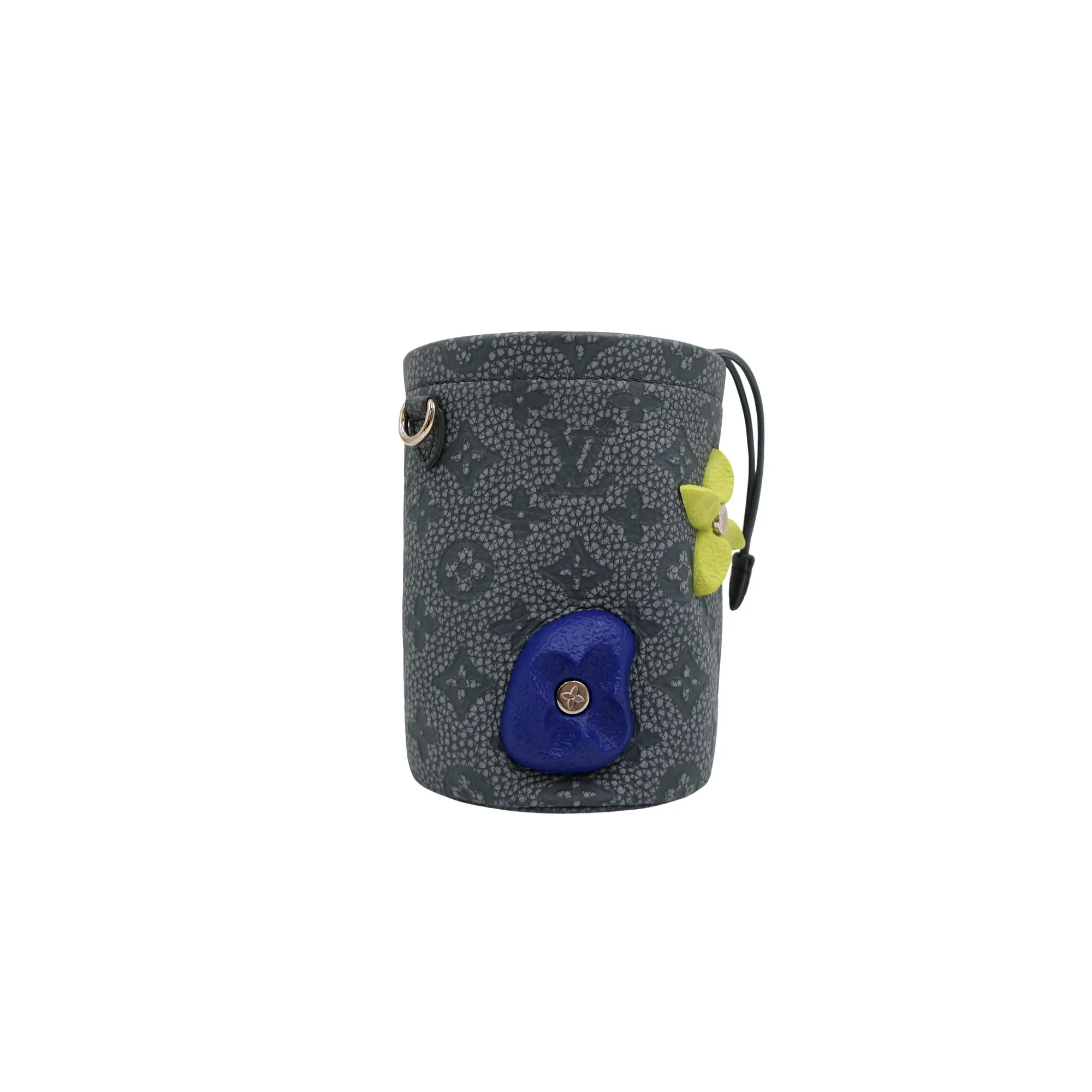 Pre-owned Louis Vuitton leather Small Leather Goods Taurillon Clemence Climbing Chalk Pouch Shoulder Bag(LY1330)