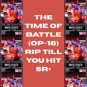 Bandai One Piece English The Time of Battle (OP-16) RTYH