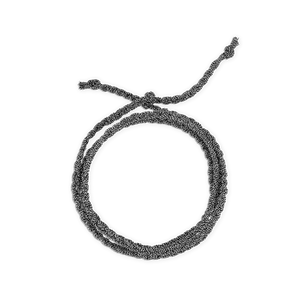 String Wrap Bracelet / Anklet - Silver