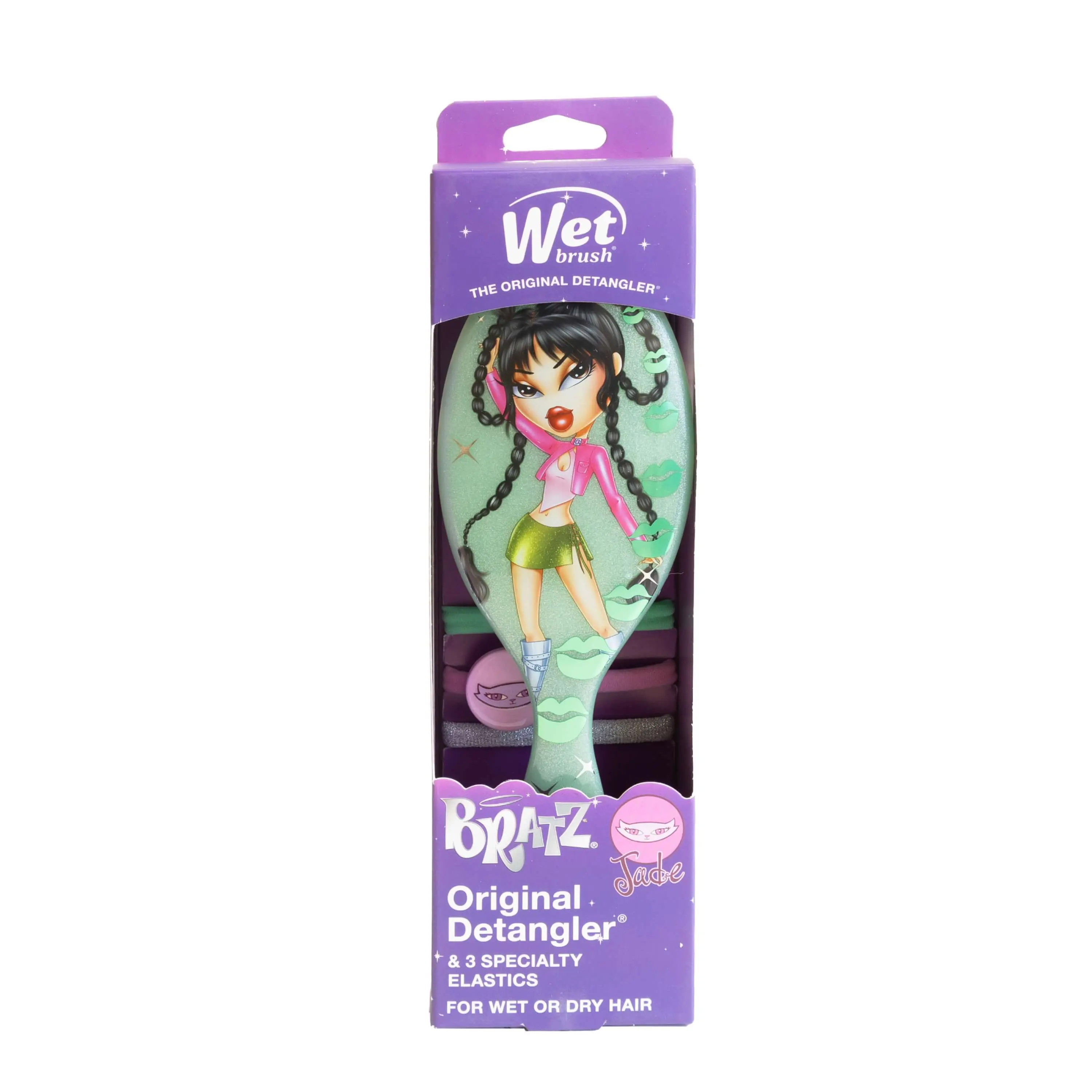 Wet Brush x Bratz Original Detangler & Elastics Kit - Jade