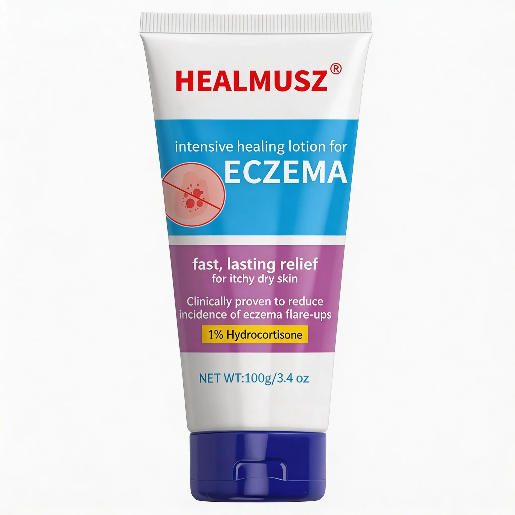 Anti-Itch Cream with 1% Hydrocortisone, a Soothing Ointment for Fast Relief from Eczema, Rashes & Irritated Skin, Eczema Lotion