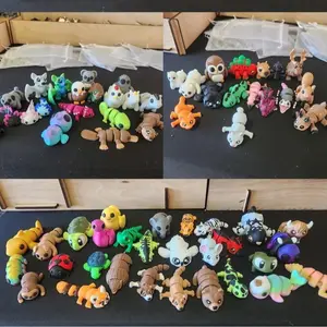 Mini Mystery Bag - Mini Pet Pals - Articulating 3D Prints - Assorted Mini Creatures Articulated Figures Figures