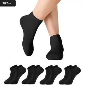 Ankle Socks for Women - Low Cut Women's Socks 4 Pairs foot 9-11