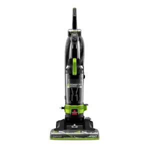 BISSELL PowerForce Helix Turbo Rewind Pet, Upright Vacuum, Pet Friendly, Automatic Cord Rewind, Powerful Pet Hair Pickup, Extra-Wide Cleaning Path, 3333, Black & Green