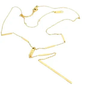Linda Necklace - Stainless Steel Vacuum Gold Plated, Unique Design, Versatile Accessory for Various Occasions