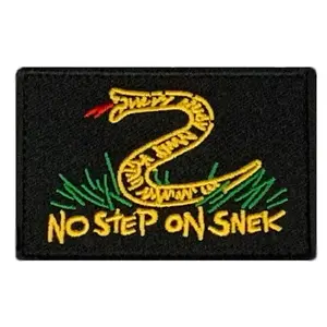 No Step on Snek Tactical Patch [Hook Fastener - 3.0 X 2.0 -SN-3]