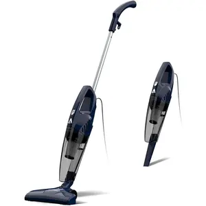 Corded Stick Vacuum Cleaner, 3-in-1 Detachable to Handheld with 180?Left-Right Steering, 14KPA  Suction for   Hard Floors, HEPA Filter, Lightweight with 16.4ft Long Cord