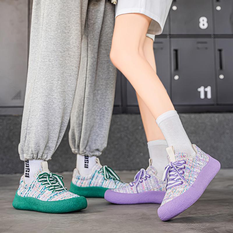 Women's Knit Comfort Sneakers Breathable Running Shoes Blade Tennis Walking Fashion Sneakers Non Slip Gym Sports Work Trainers Perfect for Students and Outdoor Sport Runner Closed Sports Shoes Casual Training Footwear Athletic christmas santa claus gift