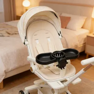 1set/2Set  Universal 4 in 1 Stroller Storage Organizer, Convenient Infant Cup, Phone & Snack Holder for On-the-Go Parents