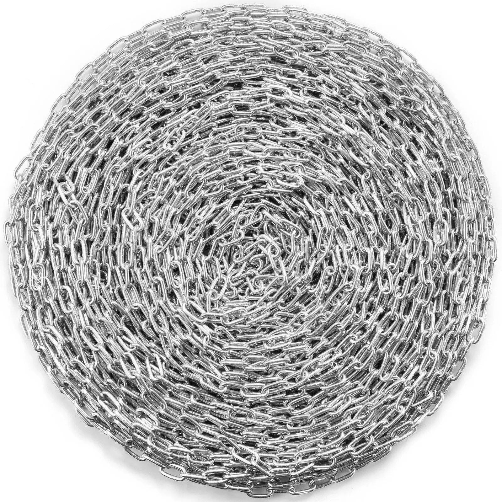 【Summerfinds】VEVOR Zinc Plated Proof Coil Chain Carbon Steel Chain Sling 3/16" x 250' 1100lbs