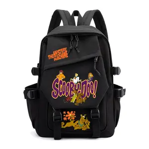 Viral TikTok Scooby-Doo Anime Backpack 2025! Full-Print Design + 17" Laptop Compartment  Waterproof & 3 Quick-Access Pockets for School/Con/Travel